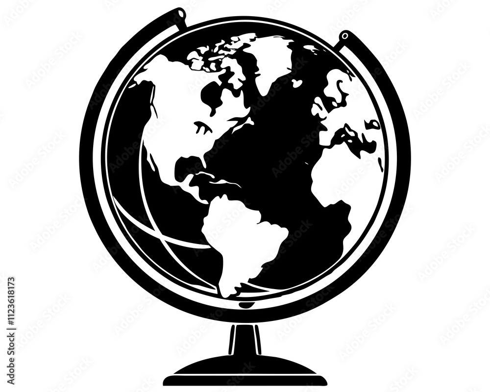 Earth globe vector silhouette,earth globe vector Earth globe vector silhouette,earth globe vector