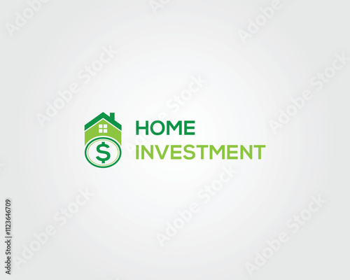 Real Estate, Building, Roof, Construction with Financial Accounting Business Logo Design Template Vector.