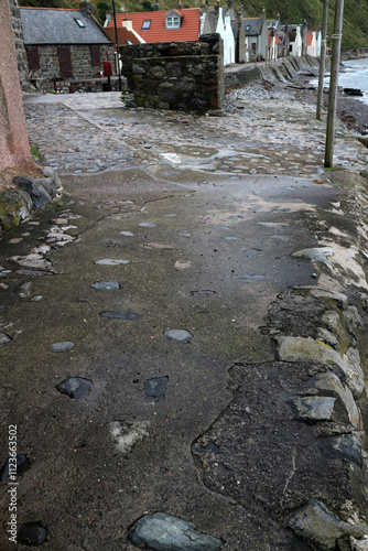 Small fishing village of Crovie - Aberdeenshire - Scotland - UK photo