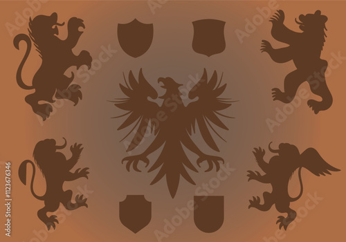 HERALDY SYMBOL VECTOR