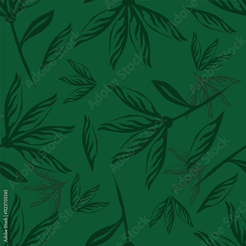 Cute seamless pattern with decorative flowers and leaves can be used for wallpapers, surface textures, textile, tile, kids cloth, pattern fills