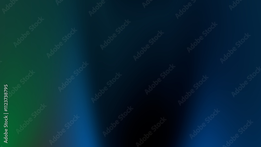 Fototapeta premium Abstract Blue and Green Gradient Background