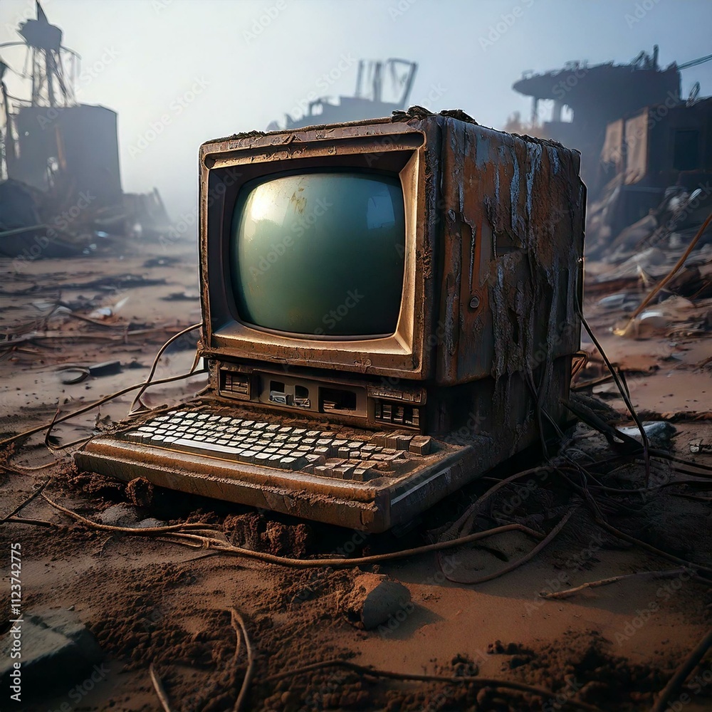 junk computer waste