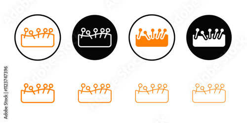 Acupuncture therapy icon web design in vector