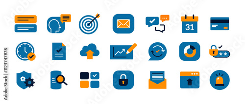 Icons collection web