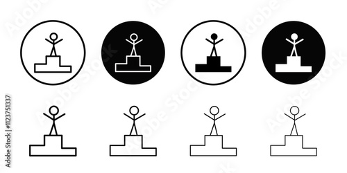 Victory icon web design in vector