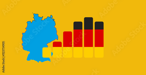 silhouette outline map of G...