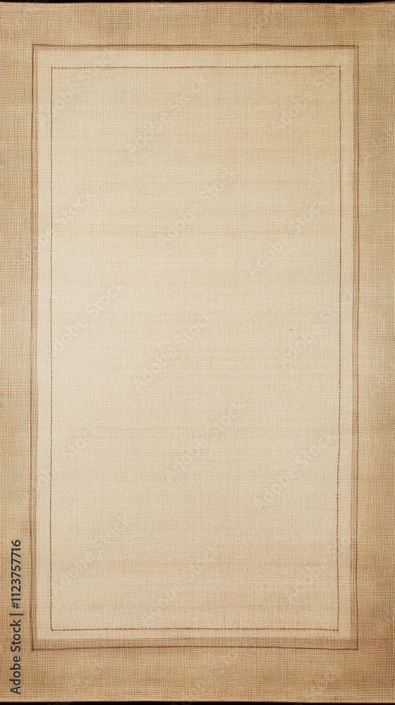 Fototapeta premium Cream Beige Textured Rug Design