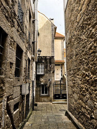 Narrow street in the old town