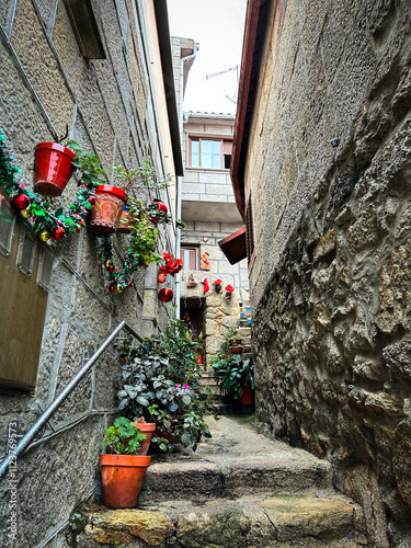 Narrow street in the old town