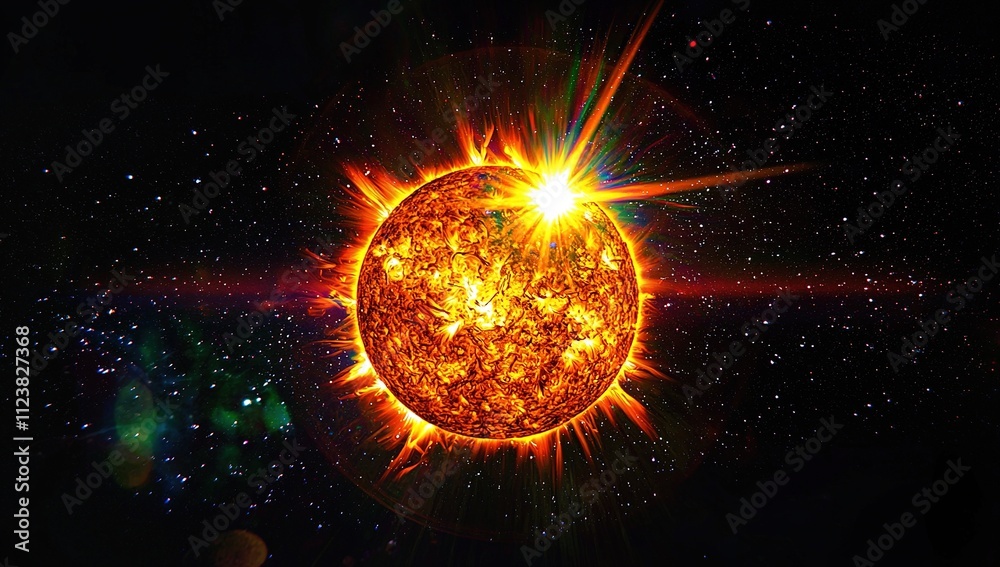 Obraz premium solar flare