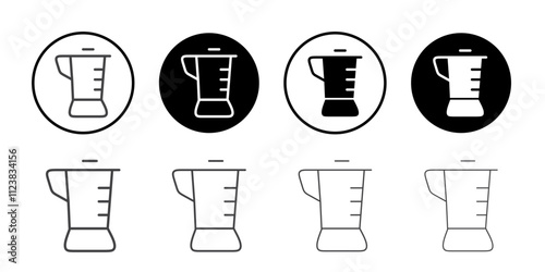 Blender icon Thin outline art symbol