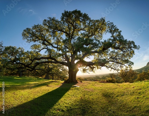 Angel Oak Tree Panorama photo