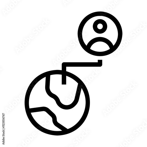 citizenship Line Icon
