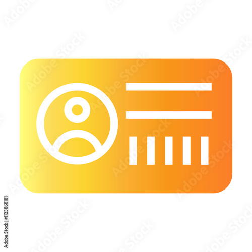 credit card Gradient icon