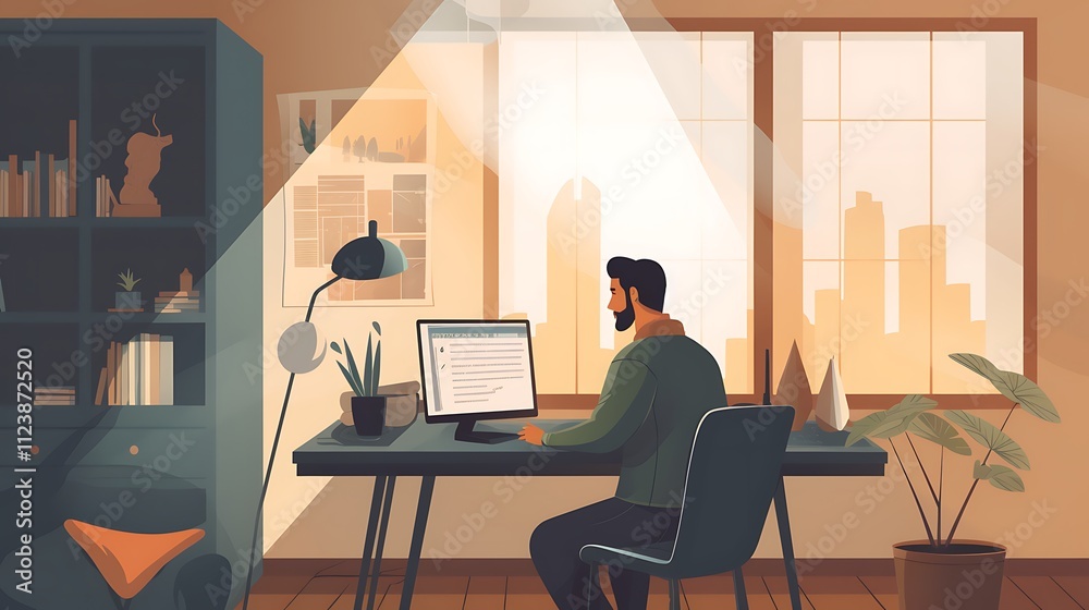 Fototapeta premium person in the office