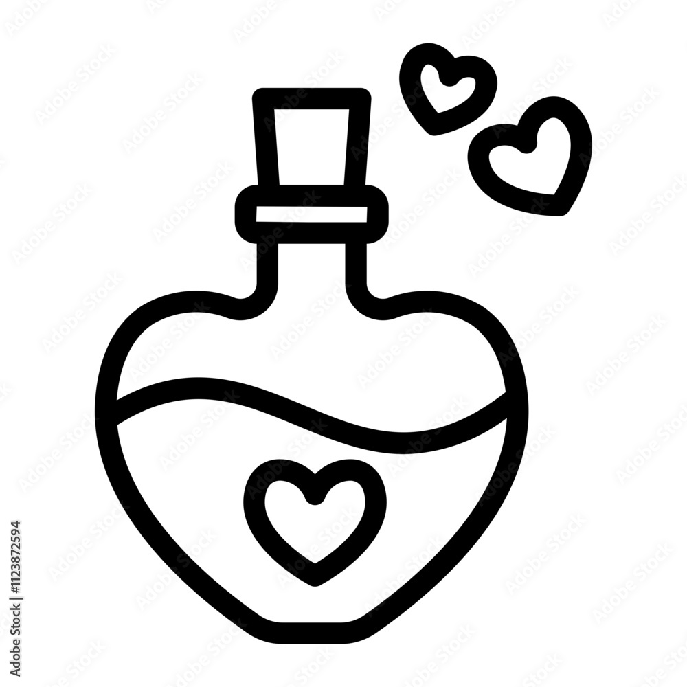 Obraz premium romantic Line Icon