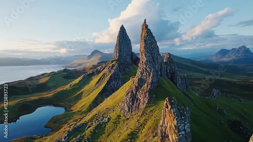 Old Man of Storr, Isle of Skye, Scotland: A Majestic Sunrise photo