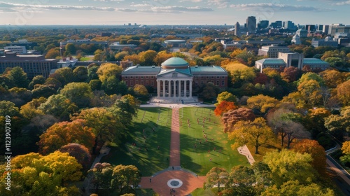 Inspiring Visionaries at Harvard Business School. Academic excellence and leadership concept photo