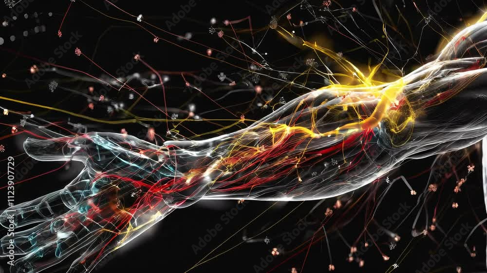 Neurogenic Thoracic Outlet Syndrome: The Arm Pain and Numbness - Visualize a person with highlighted nerves in the thoracic outlet