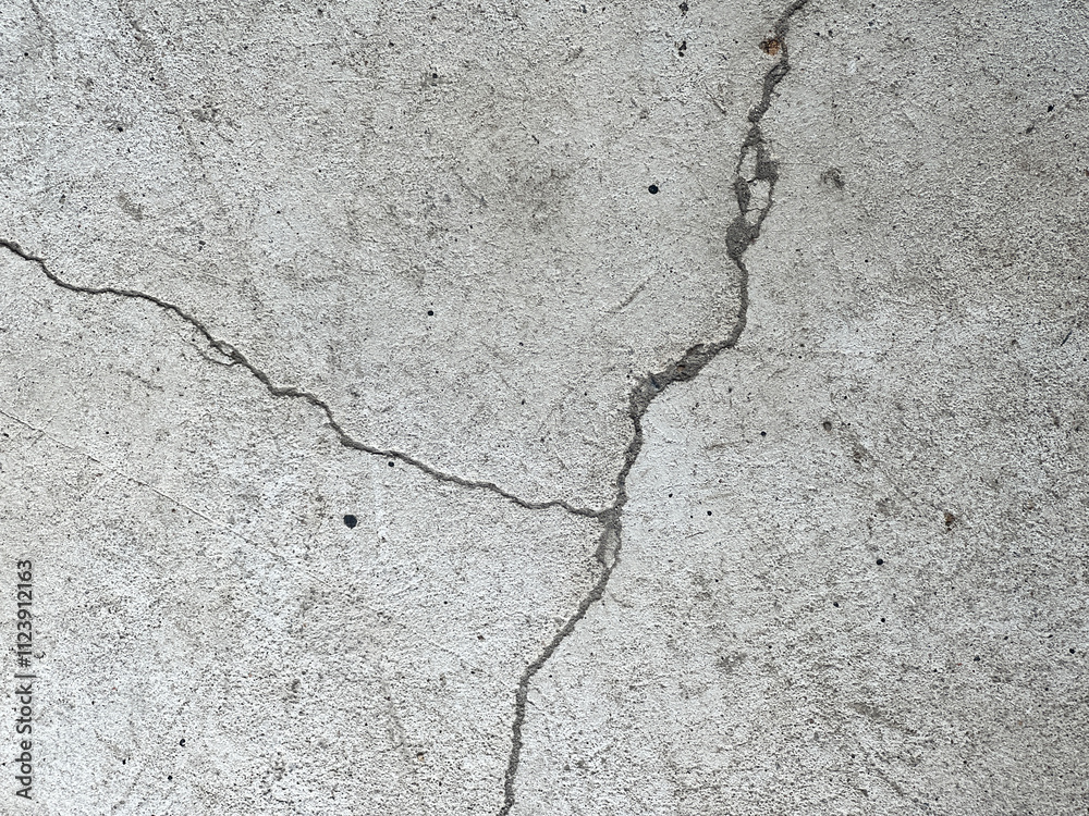 Obraz premium crack on the cement wall.