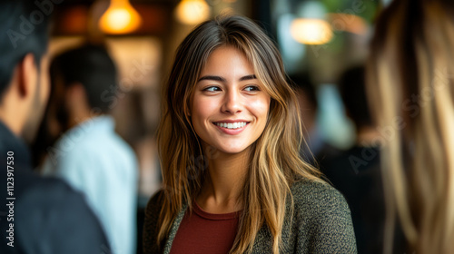 Wallpaper Mural Making New Connections at Networking Event, Business Opportunities and Interaction Torontodigital.ca