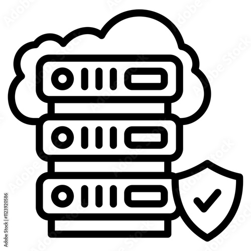 Server Icon Element For Design