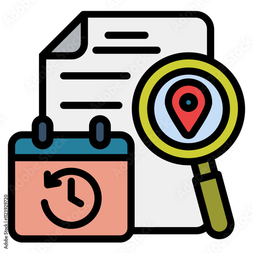 Log Icon Element For Design