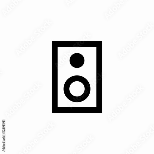 loudspeaker music icon sign vector
