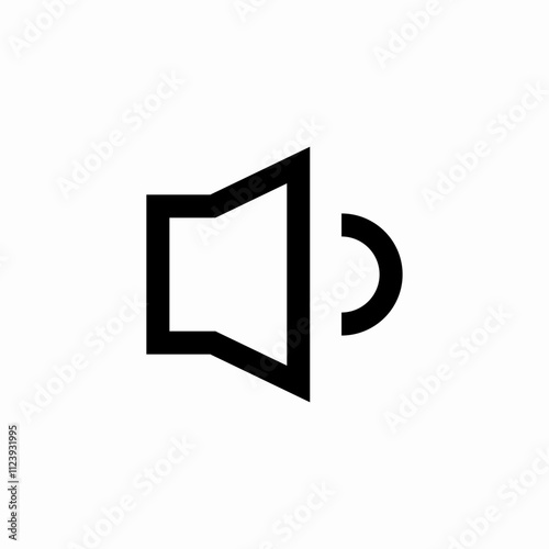 loudspeaker volume icon sign vector