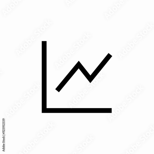 statistics growth icon sign vector