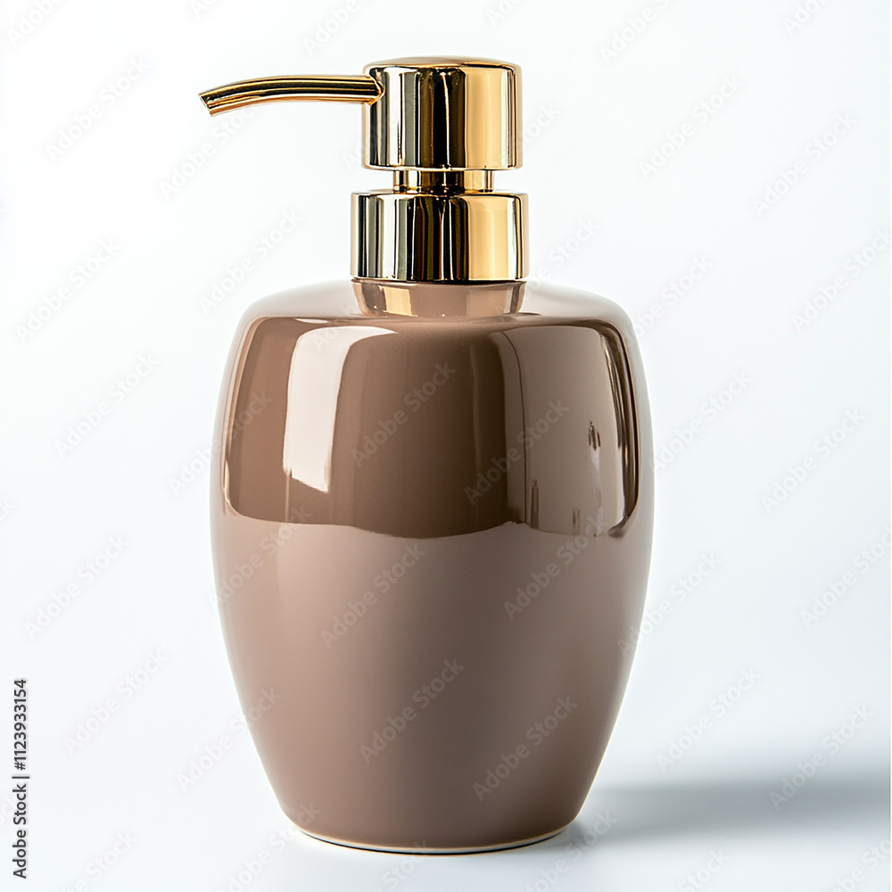 Obraz premium soap dispenser isolated on white background