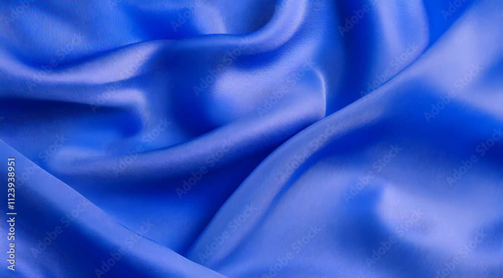 Obraz premium Zoomed-in Shot of Elegant Silk Fabric: Perfect for Fashion, Interior Design, and Luxury Textiles