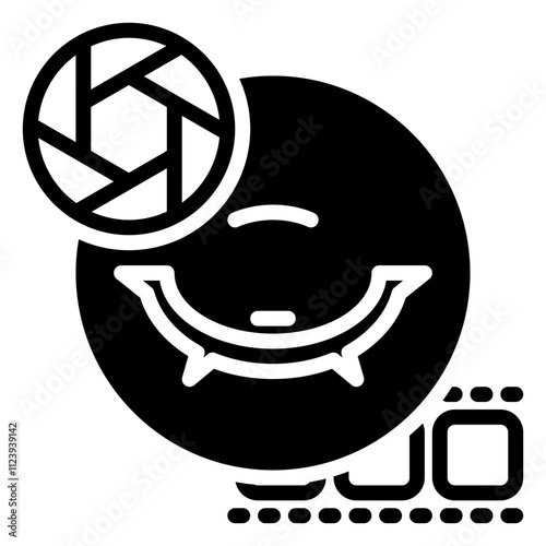 Hide Video icon, glyph icon style