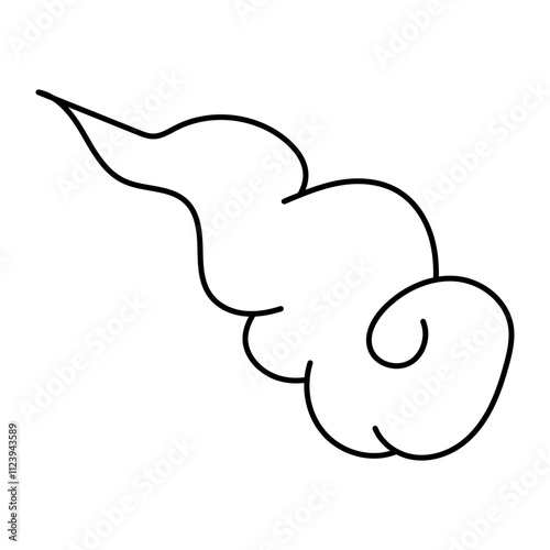 Eastern Chinese Cloud Element Set