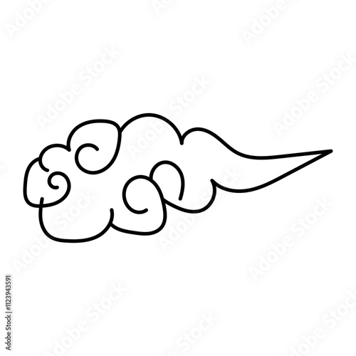 Eastern Chinese Cloud Element Set
