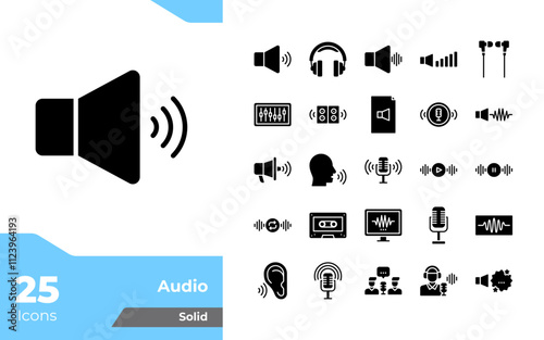 Audio Solid Icons