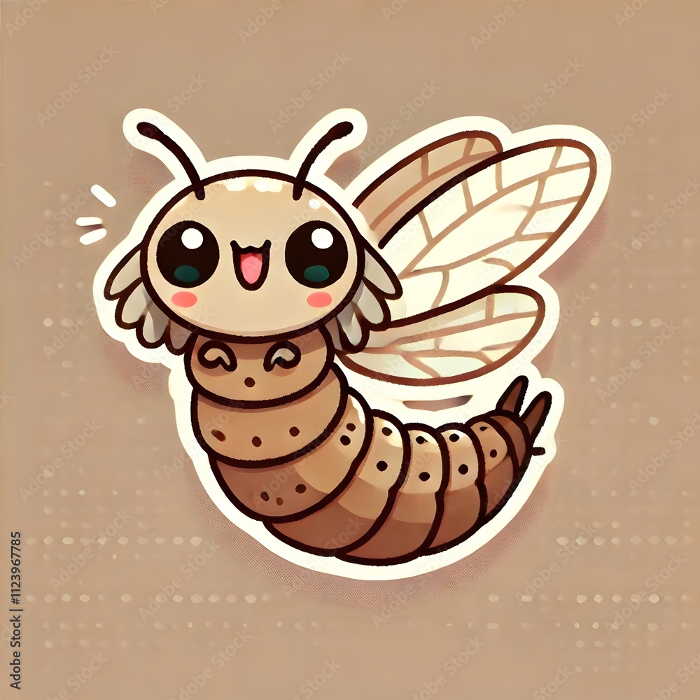 Obraz premium Caddisfly Sticker