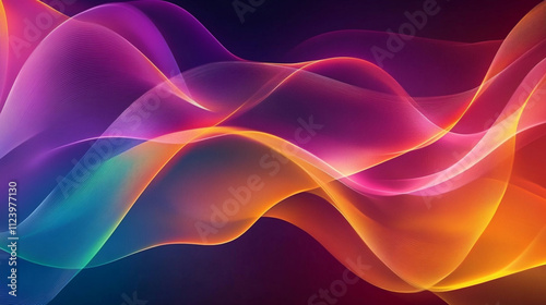 colorful abstract vibrant background.ai geenrative photo