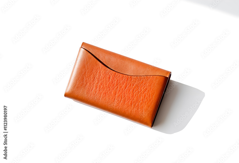 Obraz premium Premium brown leather wallet showcasing a durable and timeless design. Generative AI