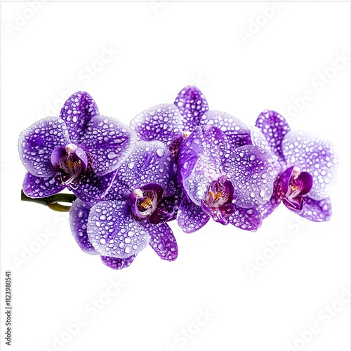 Orchid flower isolated on white background