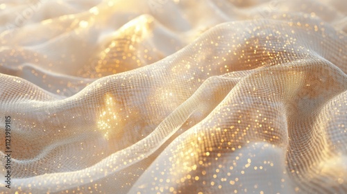 translucent skin layers with crystalline pattern, shimmering light nucleus, delicate flesh tones, high-end dermatological visualization, modern beauty tech aesthetic