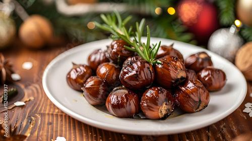 Roasted Chestnuts Holiday Food Photography