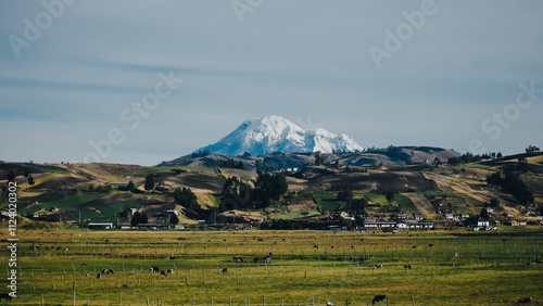 A los pies del Volcán Chimborazo