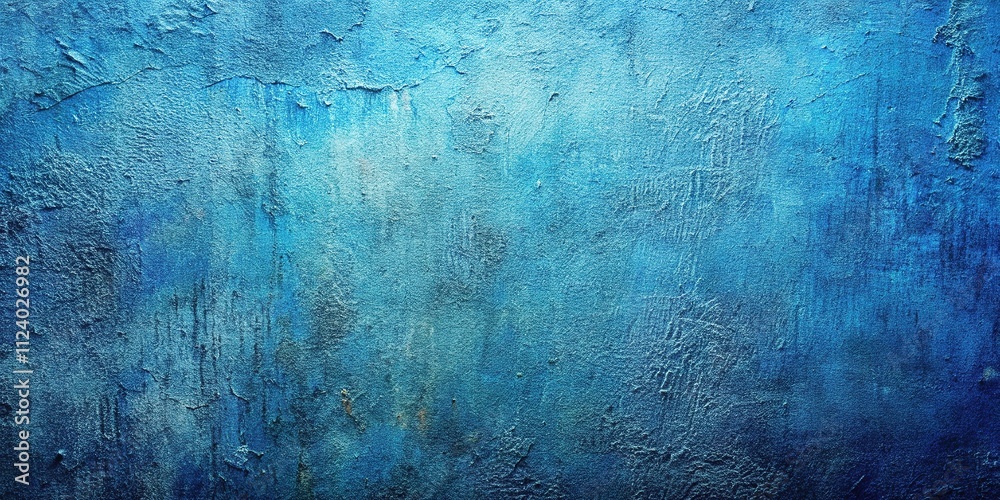 Obraz premium Abstract Blue Wall Background with Copy Space