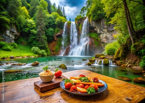 Alpine Waterfall Dining Experience Kranjska Gora Slovenia 2024 photo