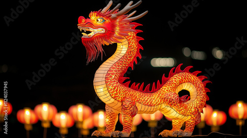 Red Dragon Lantern: A majes...