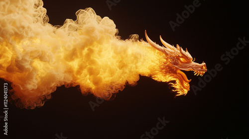 Fiery Dragon Breath: A maje...