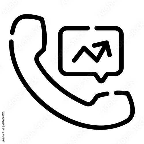 missed call Line Icon