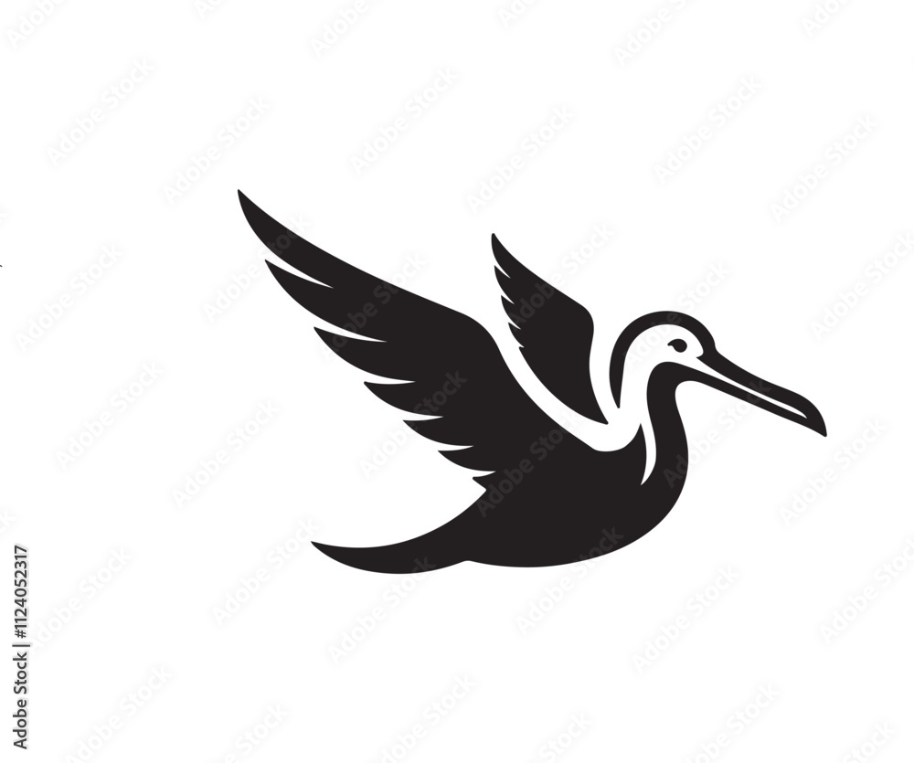 Fototapeta premium stork with baby